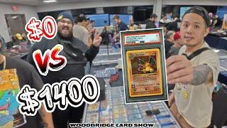 Pokemon Vendor POV | $0 or $1400 FLIP | Woodbridge Card Show 12.7.24