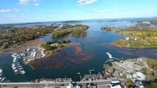 Drone Footage of Essex Causeway