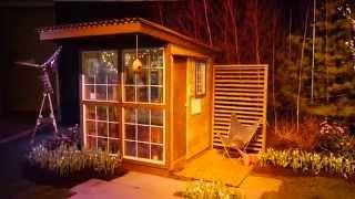 Tiny Art Studio Cabin designed for Tree House Use...(tiny house workshop)