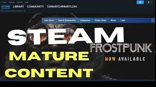 How to Manage Mature content on Steam App