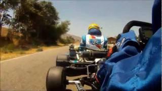 So-Cal Sprinters July 2011 Race @ Adams Motorsports Park - Onboard Karting - Yannick Rolland