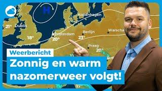 Weerbericht: warm en zonnig nazomerweer in de maak!