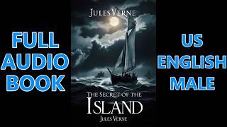 THE SECRET OF THE ISLAND by Jules Verne | FULL AudioBook | Dark Screen| US English Male