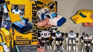 Transformers buzzworthy bumblebee origin Jazz review. G1 generations studio series 86 collection