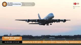 Sunset Plane Spotting at CHC/NZCH/Christchurch Airport!