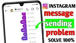 Fix Failed to delivery Instagram msg not send problem 2024 | Instagram messages not sent | sending