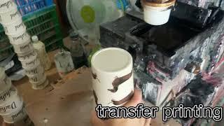 Transfer printing process