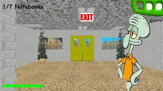 Squidward's Basics in Education and Learning (Baldi's Basics mod)