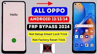 All Oppo Android 12/13/14 Frp Bypass/Unlock New Method | All Oppo Google Account Bypass Without Pc