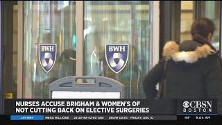 Nurses Accuse Brigham And Women's Hospital Of Not Cutting Back On Elective Surgeries