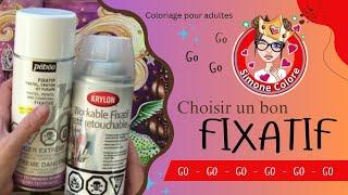 [ TRUCS & ASTUCES ] Choisir un BON FIXATIF️Coloriage pour adultes ️