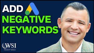 How To Add Negative Keywords To All Campaigns | Google Ads Free Tutorial