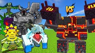 Netherite Monstrosity Vs Mowzie's Mobs