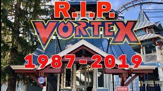 RIP Vortex is Closed Forever Vortex Roller Coaster at Kings Island Removal