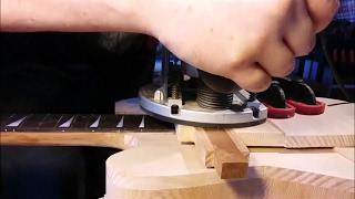 Monster Guitars 029: Neck through Telecaster - Routing the pickup and control cavities