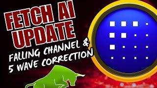 (FET) Fetch AI : Technical Analysis Update // Falling Channel + 5 Wave Correction vs ABC Completed