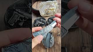 The Cool Belt Buckle Knife for Everyday Carry and Self-Defense #beltbuckle #selfdefense