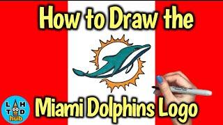 How to Draw the Miami Dolphins Logo