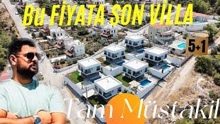 ️SATILDI️SON VİLLA FULL DENİZ MANZARASI 311 m2 arsa payı  havuzlu otoparklı 5+1 bu villaya alınır