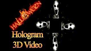 Video 3D Hologram Project - Halloween theme