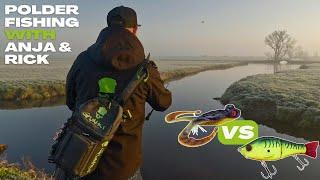 POLDER fishing for PIKE: SCUNNER & MAMA BULL FROG winners by KO!