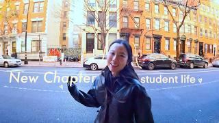 Study Vlog  realistic finals week for an MBA student, NYC cafes, night routine, quality sister time