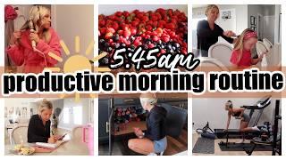 *NEW* 5:45 PRODUCTIVE MORNING ROUTINE MOM OF 4 BACK TO SCHOOL ROUTINE TIFFANI BEASTON HOMEMAKING