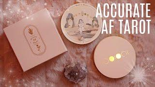 Circular Tarot Deck?!  Accurate AF Tarot Walkthrough  PRISM + FLEUR Unboxing Part 2