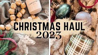 CHRISTMAS HOME DECOR HAUL || MCGEE & CO, HOMEGOODS, AMAZON || 2023