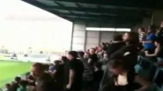 Sportklub fans singing "Heanois is ois!"