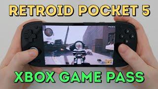 Retroid Pocket 5 Xbox Game Pass X Cloud Test