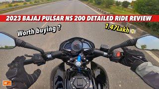 Bajaj Pulsar NS 200 Detailed Ride Review | New model 2023