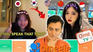 Mexican polyglot SHOCKING asians on Omegle - they went NUTS when I spoke their language