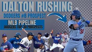 Dalton Rushing, Dodgers #8 Prospect Feature, as Part of the MLB Pipeline Top 30 Prospects Series