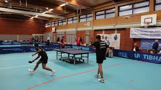 Reindl/Schäfer vs. Teodoro/Gutierrez (3. Bundesliga Süd) - TTC Kist gegen ASC Grünwettersbach II