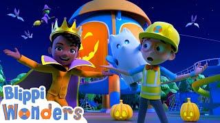 Blippi's Halloween Hideout Song! | Blippi Wonders Educational Videos for Kids