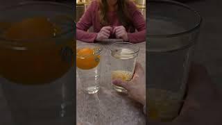 Oranges can float and sink?!? #shortsfeed #youtubeshorts #science #school #funny #brainrot #fyp