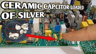 HOW TO RECOVER SILVER FROM CERAMIC CAPACITOR | CERAMIC CAPACITOR SILVER RECOVERY