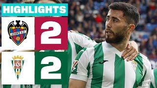 LEVANTE UD 2 - 2 CÓRDOBA CF I HIGHLIGHTS LALIGA HYPERMOTION