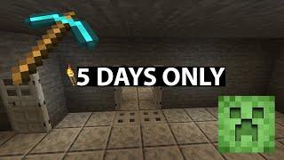 5 DAY MINECRAFT SURVIVAL BUILD with OnABoat97
