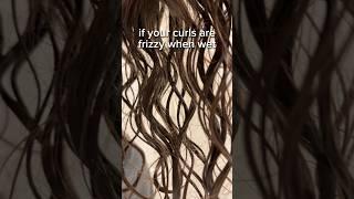 How to turn wet frizz into defined curls  hope it helps #curlyhair #curlyhairtips #definedcurls
