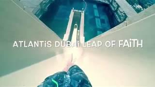 Aquaventure Dubai Leap of Faith | Rutsche durch Haifischbecken