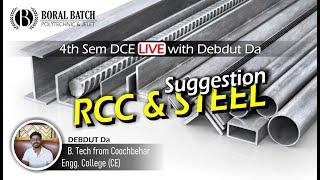 4th Sem DCE: RCC & Seel_Suggestion Class-2025