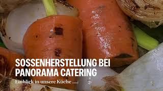 Saucenherstellung bei Panorama Catering