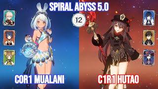 Mualani Burning Vape x Hutao Vape Full Star Clear | Spiral Abyss 5.0 Floor 12 | Genshin Impact