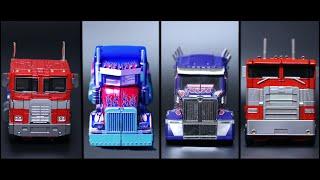 OPTIMUS PRIME TRUCK CAR ROBOT TOYS TRANSFORMERS MOVIE 1,2,3,4,5,6 & MORE (STOP MOTION ANIMATION)