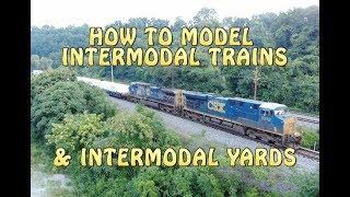 Railroad Intermodal Trains and How To Model Them & Track Plans.