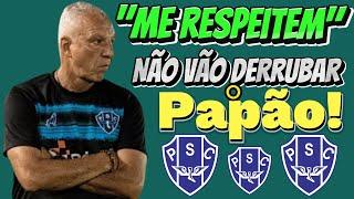 CRISE! e DESABAFOS, Téc. MARCIO FERNANDES esclarece boatos no Paysandu "AQUI QUEM ESCALA SOU EU"