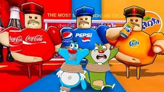 Roblox Coca-Cola-Pepsi And Fanta Barry's Prison Escape With Oggy And Jack