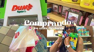 comprando los útiles escolares- vlog